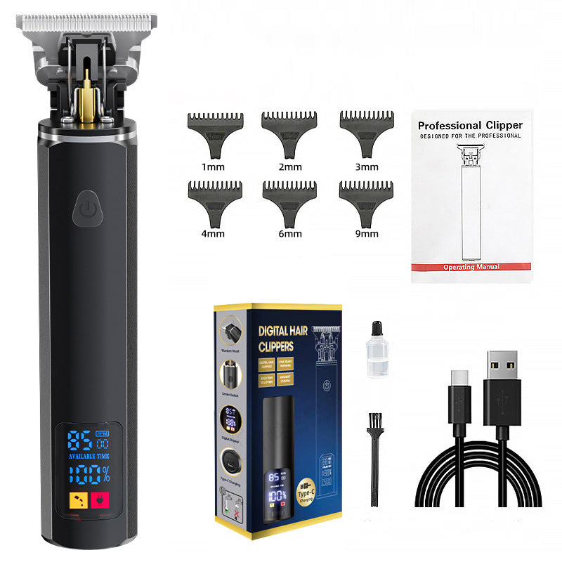 Electric Clippers for Bald Head – Cordless Ceramic Barber Kit