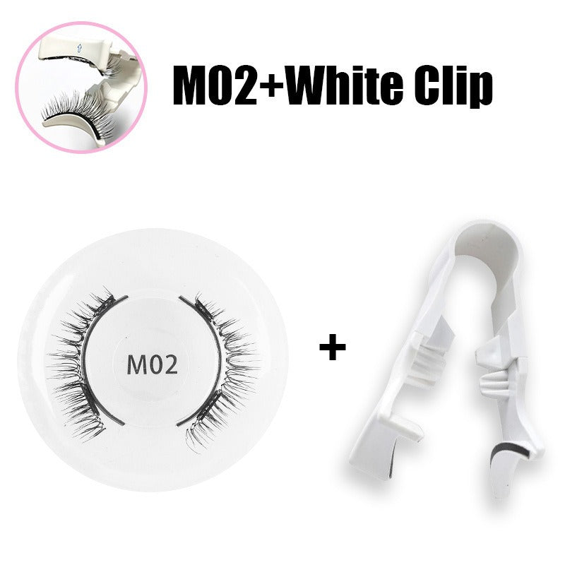 Magnetic False Eyelashes — Natural Thick & Long Look, No Glue
