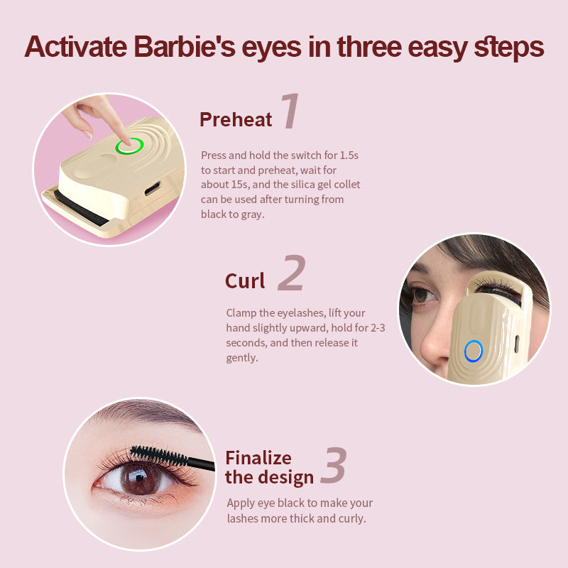 Electric Eyelash Curler — 15‑Sec Salon Curl That Lasts All Day