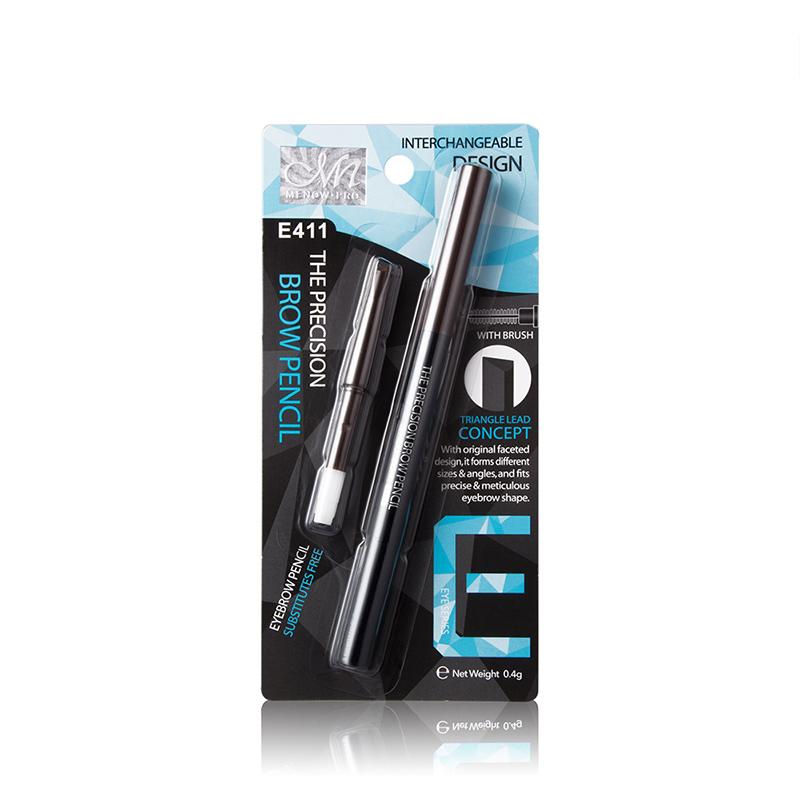 Waterproof Eyebrow Pencil with Spoolie Brush and Refill