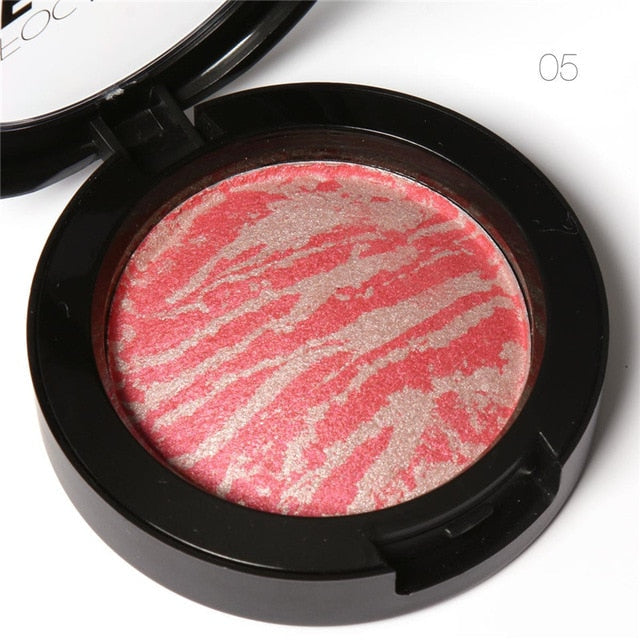 Baked Blush 6-Color Palette for Naturally Radiant Cheeks