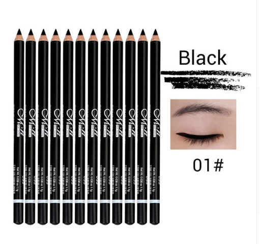 12-Color Waterproof Eyeliner Pencil Set for Bold Looks