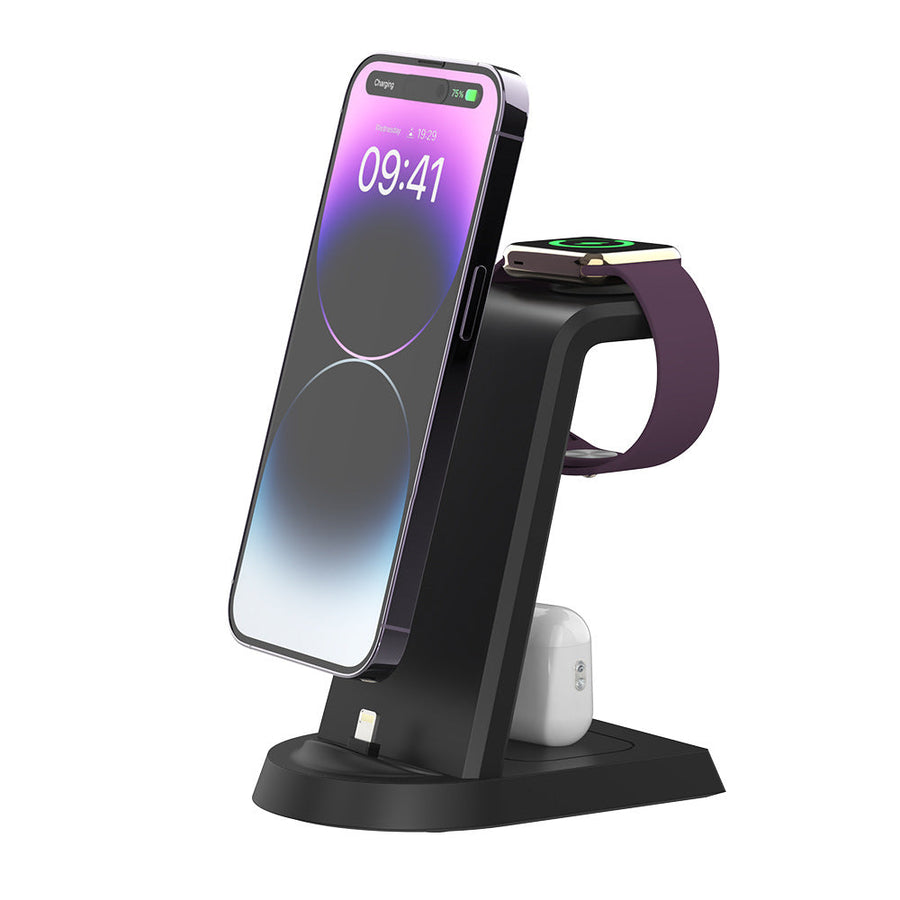 3 in 1 Wireless Charger — Charge Phone, Watch & Earbuds