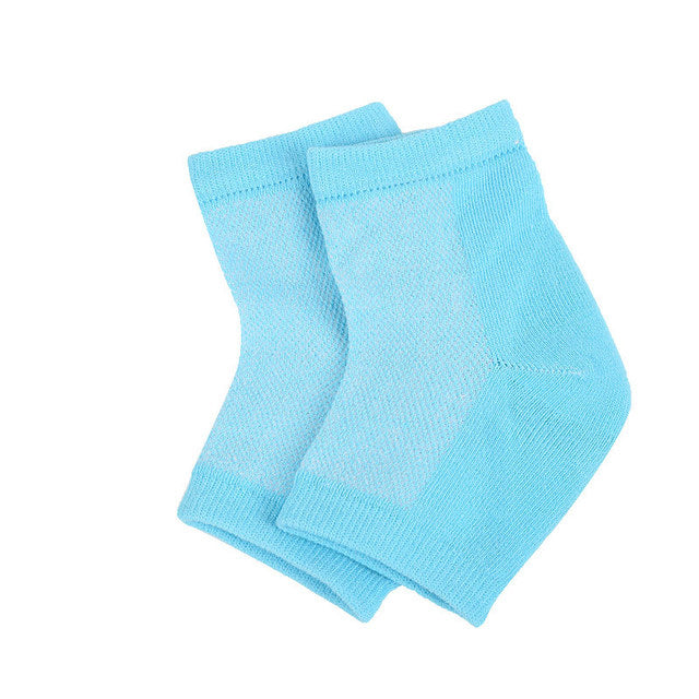 Silicone Gel Heel Socks for Cracked, Dry Foot Skin