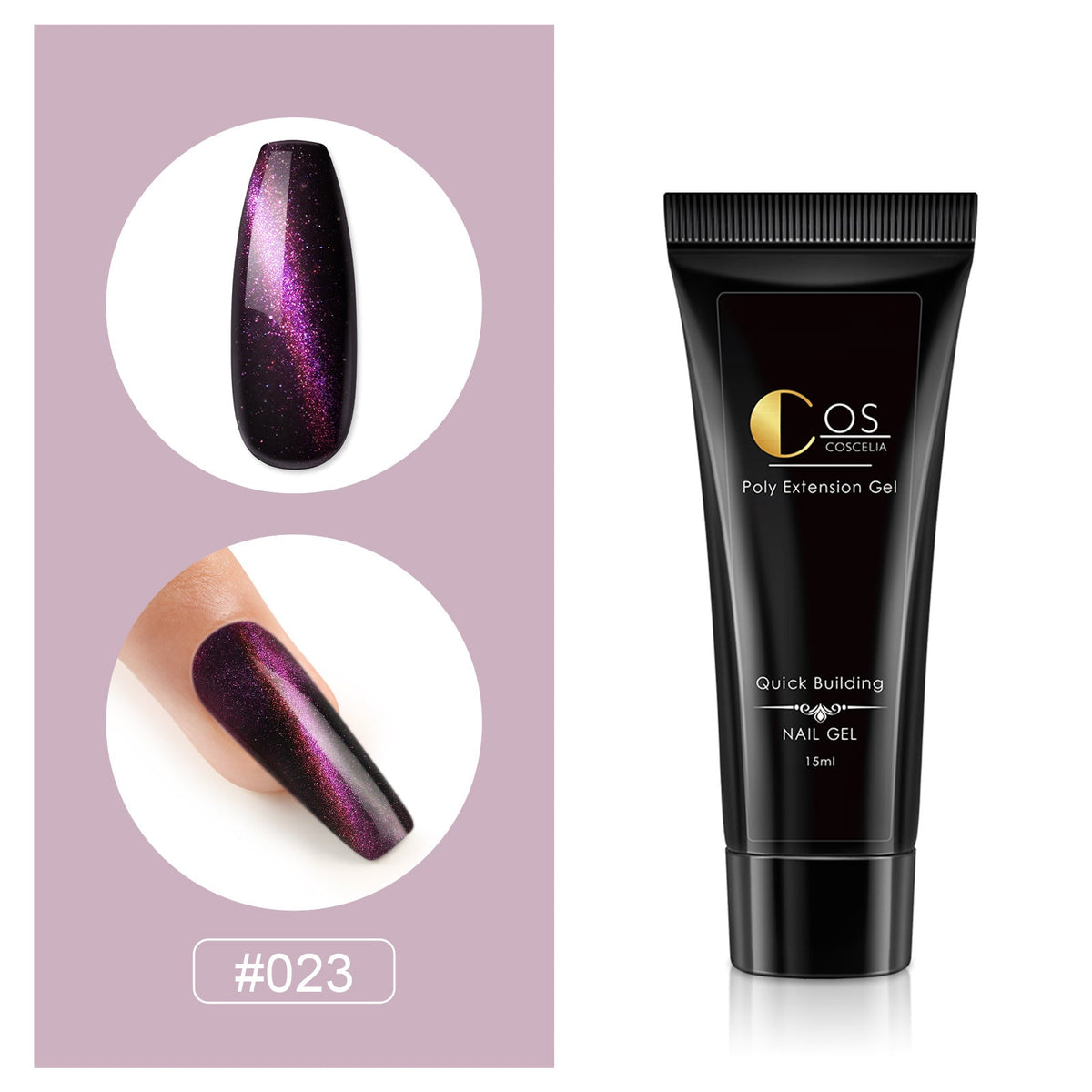 Painless Fast Crystal Extension Glue Cat Eye Manicure Photot