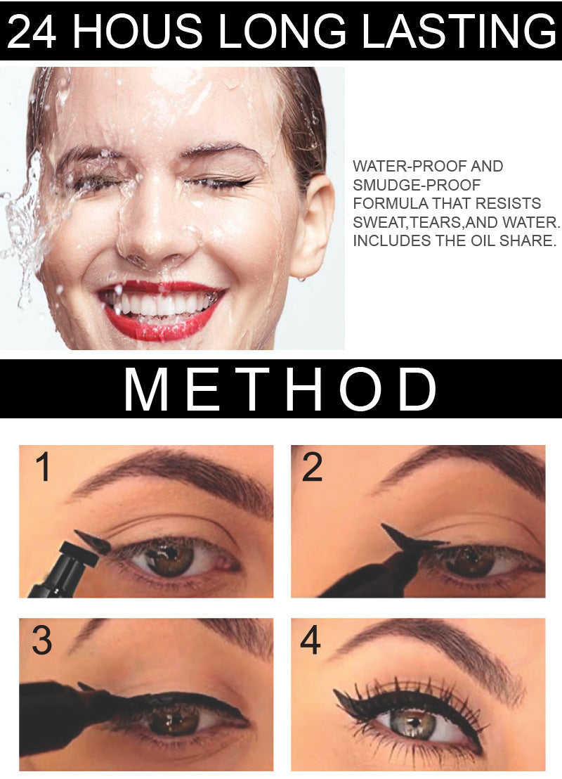 Winged Eyeliner Stamp Pen for Easy, Even Cat-Eye Looks