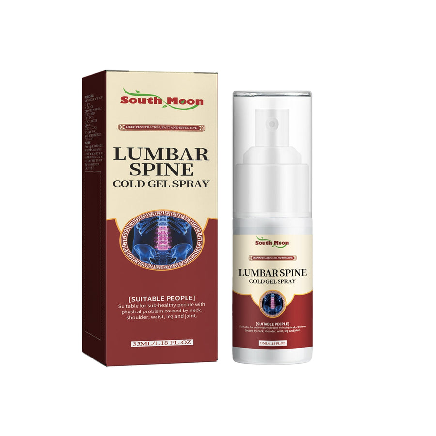 Lumbar Spine Cold Gel Spray — Instant Cooling Relief