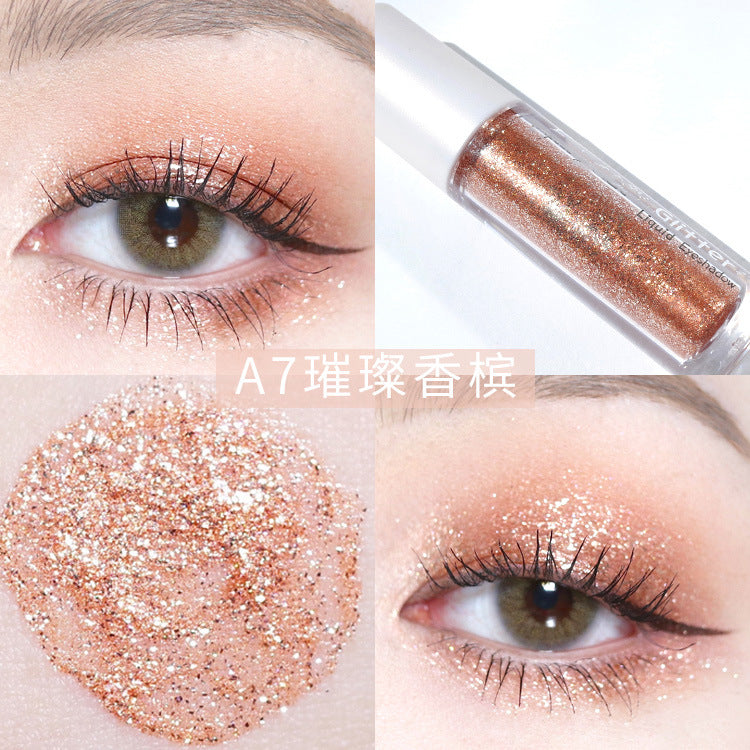 Liquid Glitter Eyeshadow for Instant Starry Eye Looks