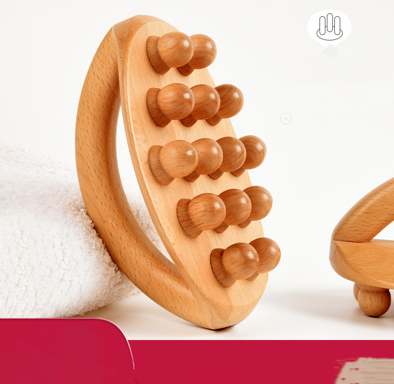Meridian Massage Brush — Deep Tissue Relief & Muscle