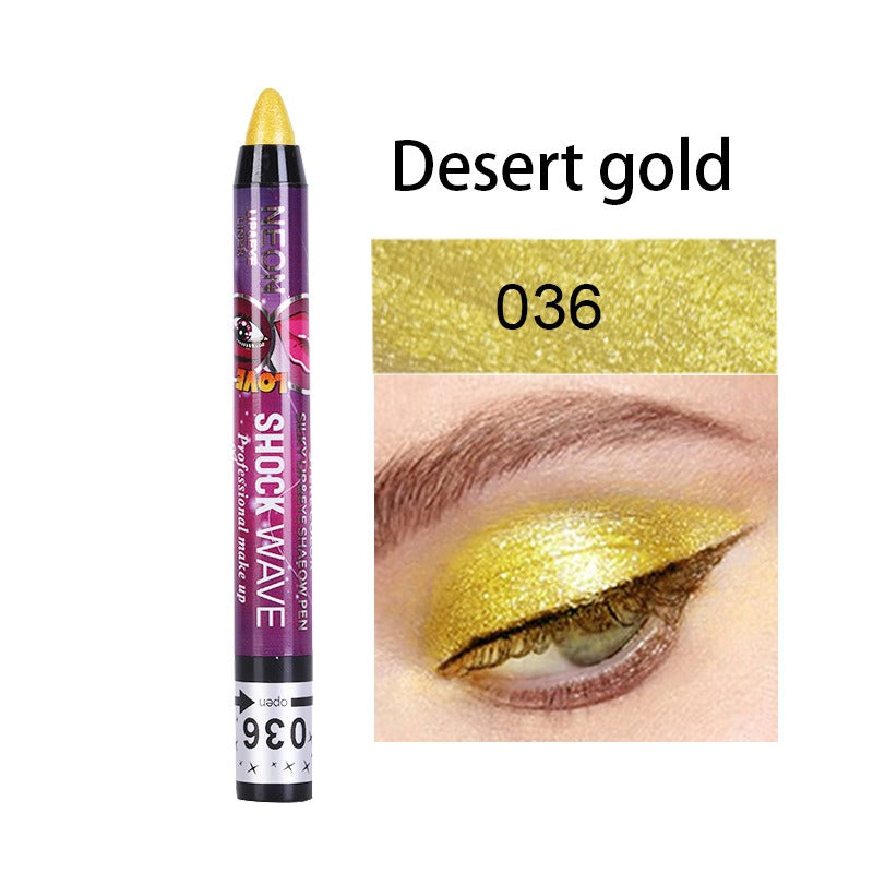 Eye and Lip Pencil Set: 36 Glitter Shades, 2-in-1