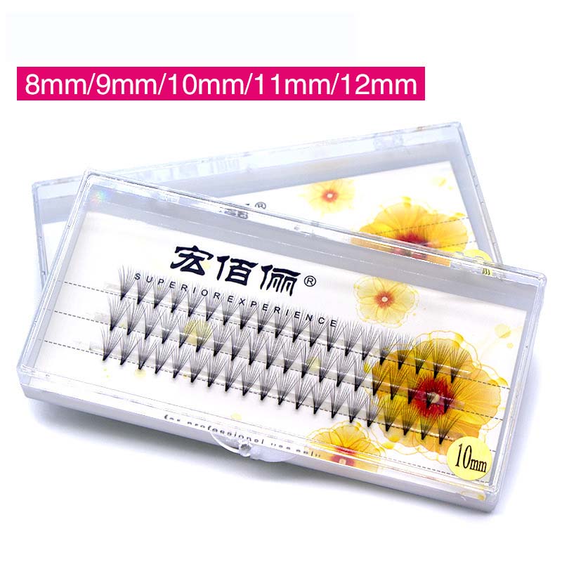 False Eyelash Clusters 0.07mm for Soft Custom Volume