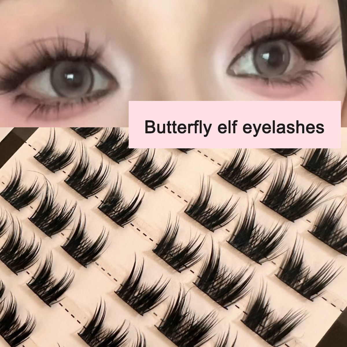 Segmented False Eyelashes for Custom Natural Volume