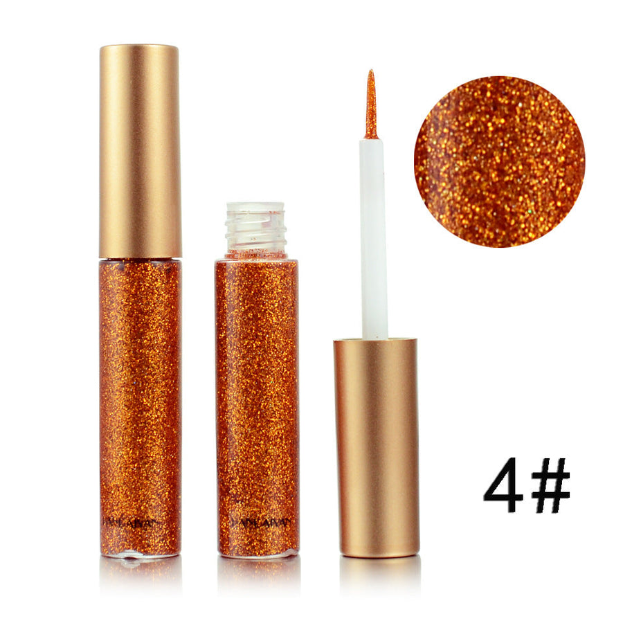 Glitter Eyeliner for Colorful Reflective Eye Looks