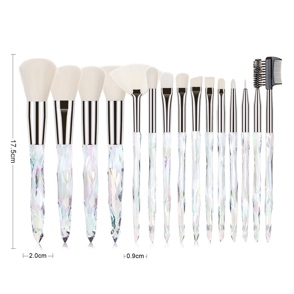 15-Piece Makeup Brush Set for Smooth, Blended Looks