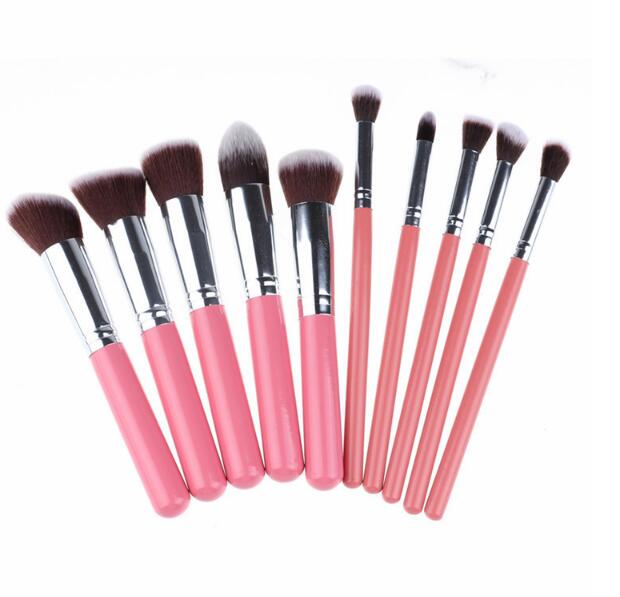 10‑Piece Makeup Brush Set — Flawless Blending for Face & Eyes
