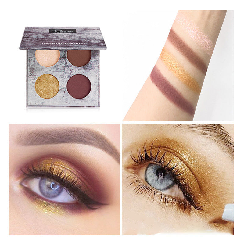 Four-Color Eyeshadow Palette for Bold, Easy Looks