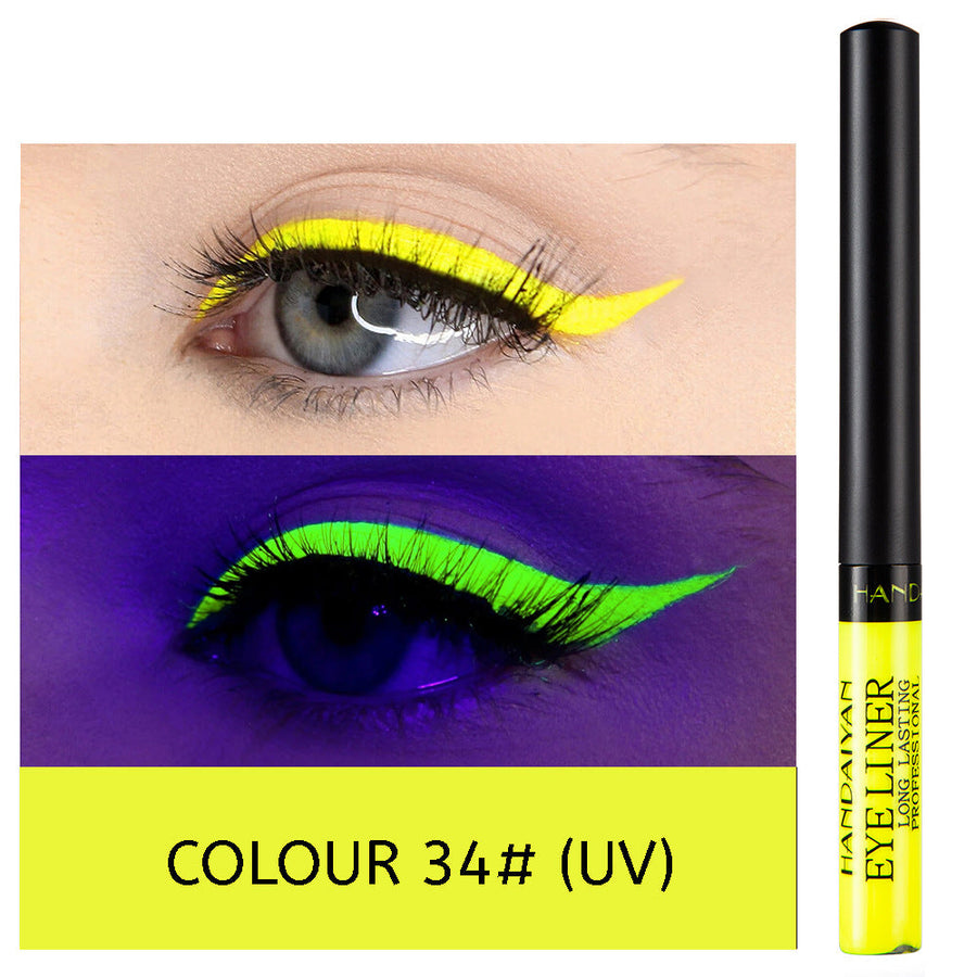 12-Color Matte Liquid Eyeliner Set for Bold Eye Looks