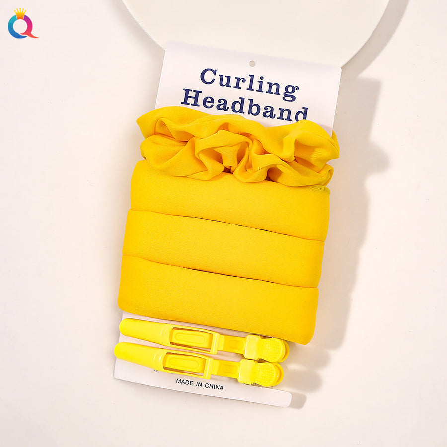 Heatless Curls Band — Overnight Waves Without Damage