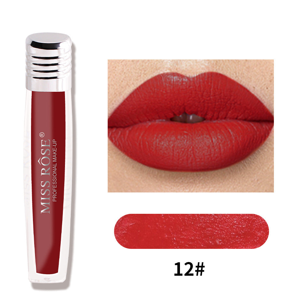 Liquid Matte Lip Gloss - 16 Shades, Velvet Color Finish
