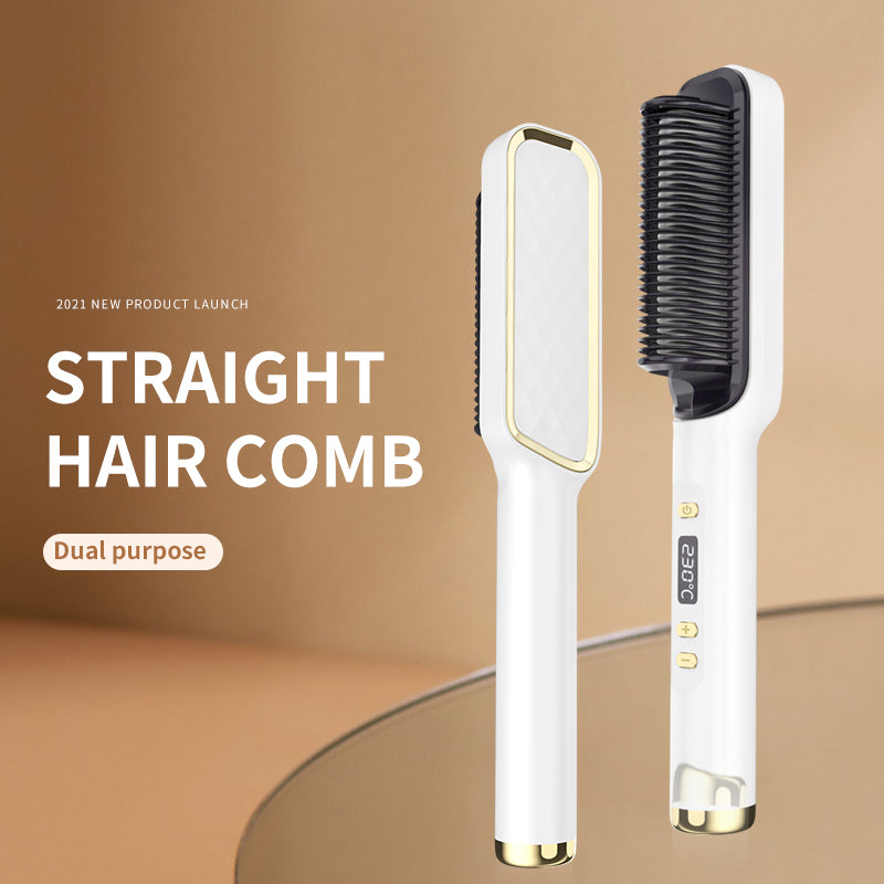Electric Straightening Comb with Ionic Technology — Sleek