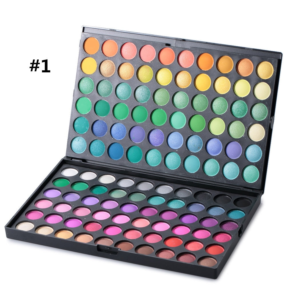 120-Color Eyeshadow Palette for Neutral & Bold Looks