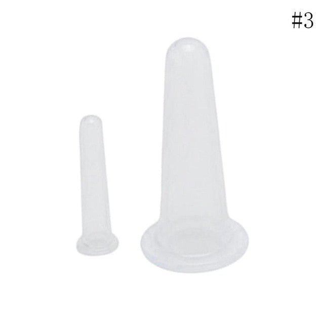 Silicone Cupping Cups for At-Home Face & Body Massage
