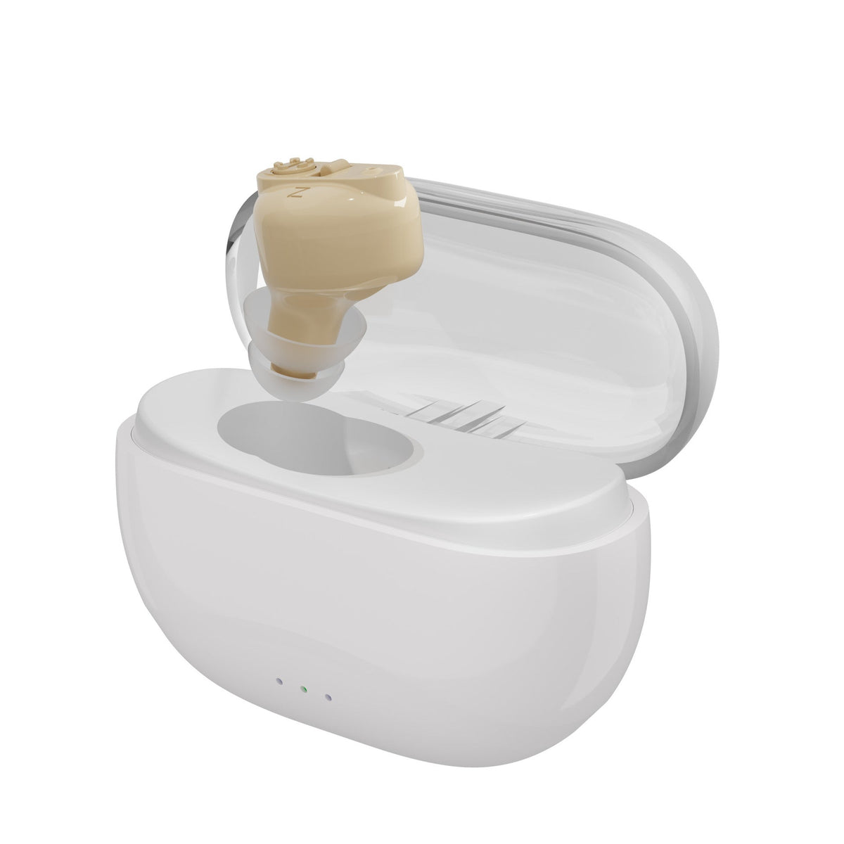 Invisible Hearing Aid — Magnetic Charging, Discreet Amplifier