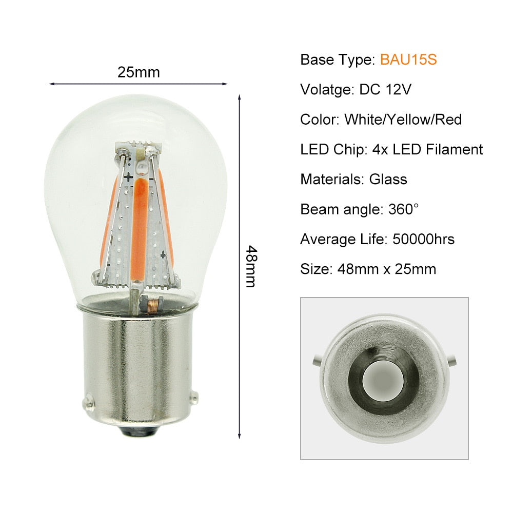 1156 LED Filament Bulb — Classic Style, 10x Brighter
