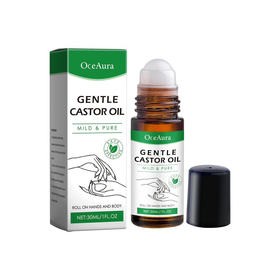 Castor Oil Roll-On for Dry Skin Relief On the Go