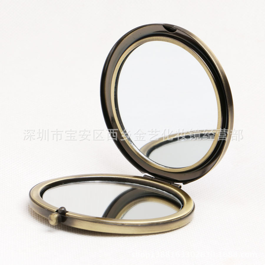 Pocket Mirror Compact — Dual-Sided Makeup Mirror for On-the-Go