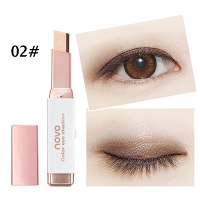 Dual-Tone Eyeshadow Stick for Fast Dimensional Looks