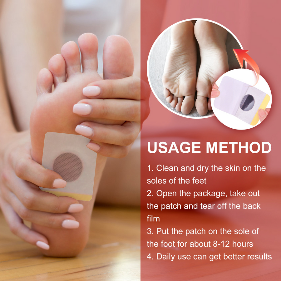 Herbal Foot Patches for Kids Growth Support, 10-Pack