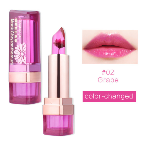 Color-Changing Lip Balm for Moisturized Pink Tint