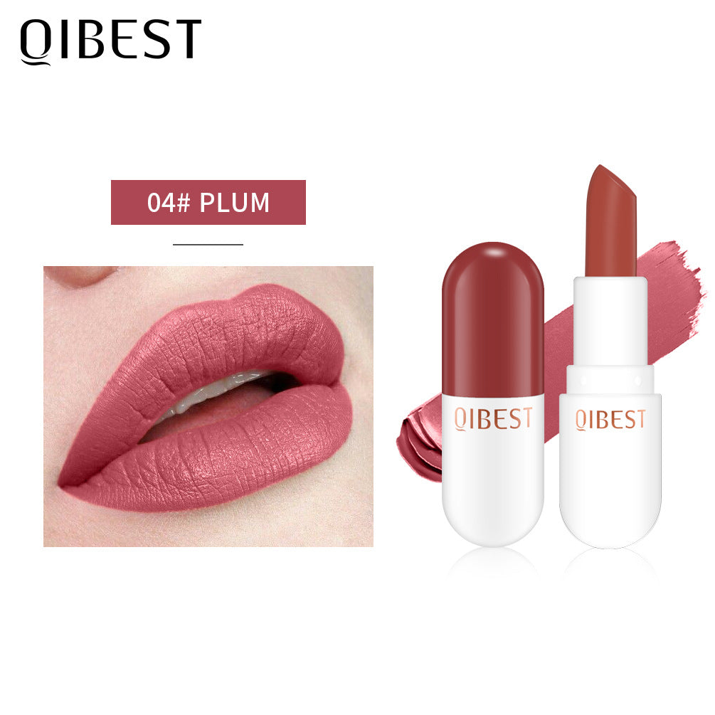 Mini Capsule Velvet Matte Lipstick for Bold Touch-Ups