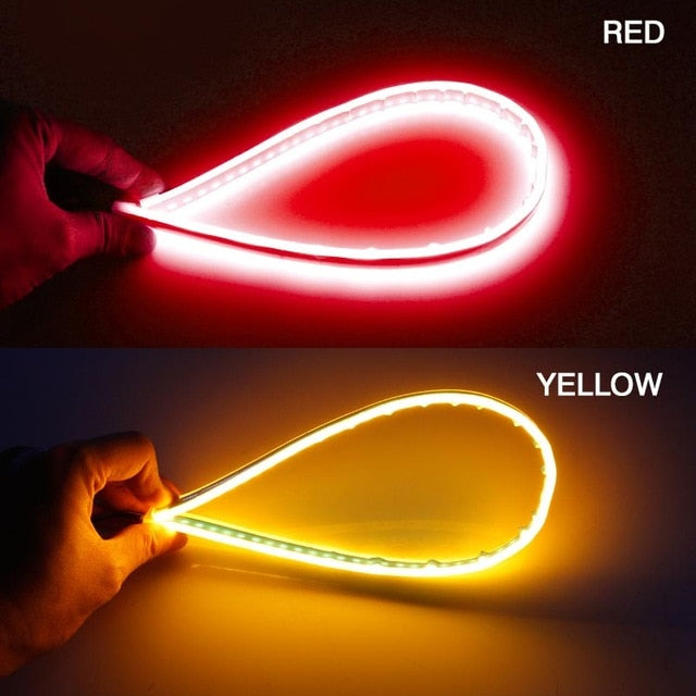 60cm Amber Sequential LED DRL Strip — Non-Destructive