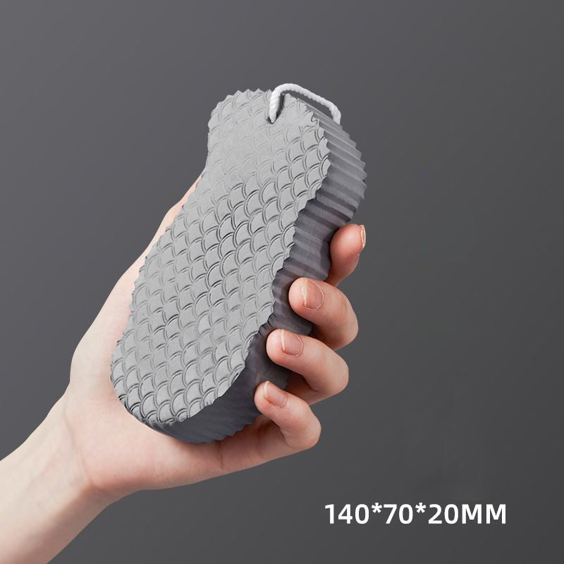 Fish Scale Bath Sponge for Gentle Daily Cleansing