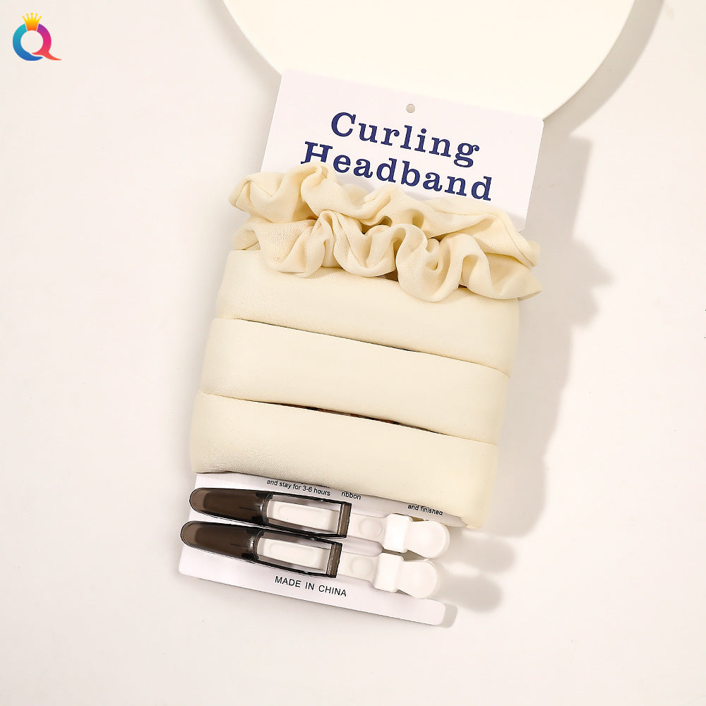 Heatless Curls Band — Overnight Waves Without Damage