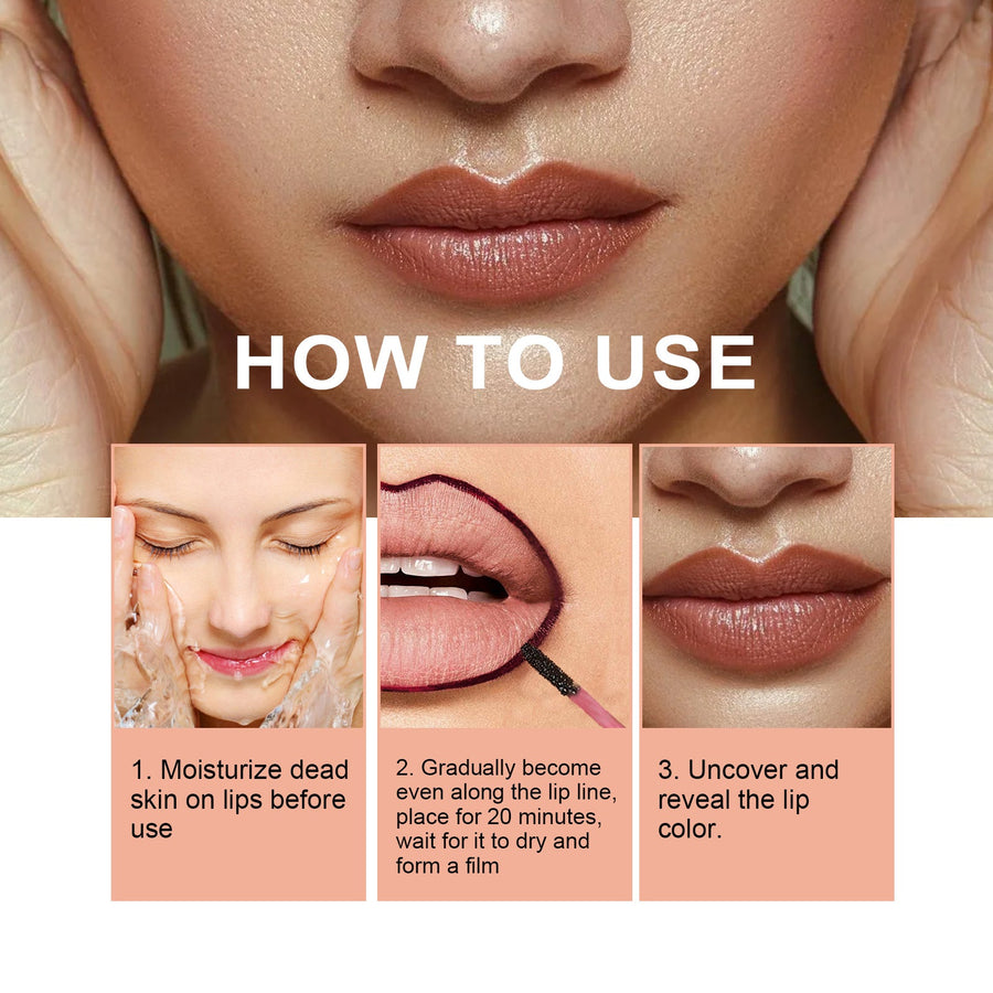 Peel-Off Lip Liner for Defined, Lasting Lip Color