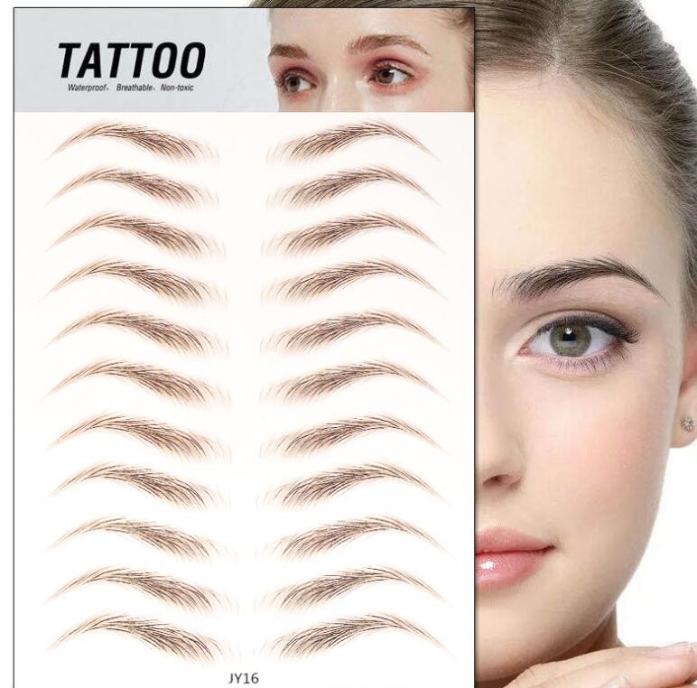 Waterproof Eyebrow Stickers for Fuller-Looking Brows