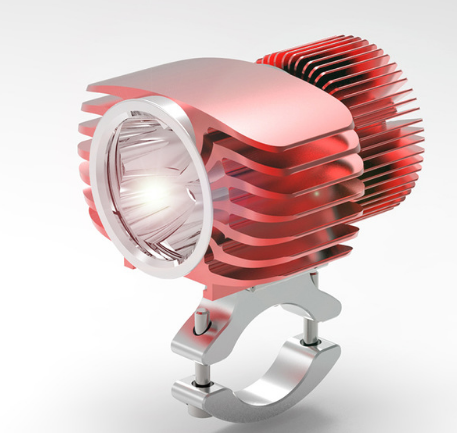 Motorcycle LED Headlight Spotlight — 2,700 Lumens