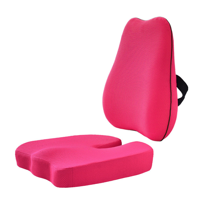 Lumbar Support Cushion for Office Chair — Memory Foam Back