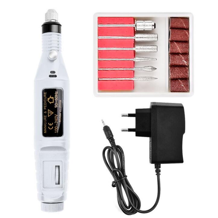 Electric Nail Drill Kit — Fast Gel Removal & Shaping