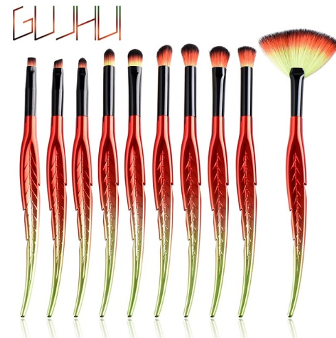 Pro Makeup Brushes Set – Artist‑Worthy Leaf Handles