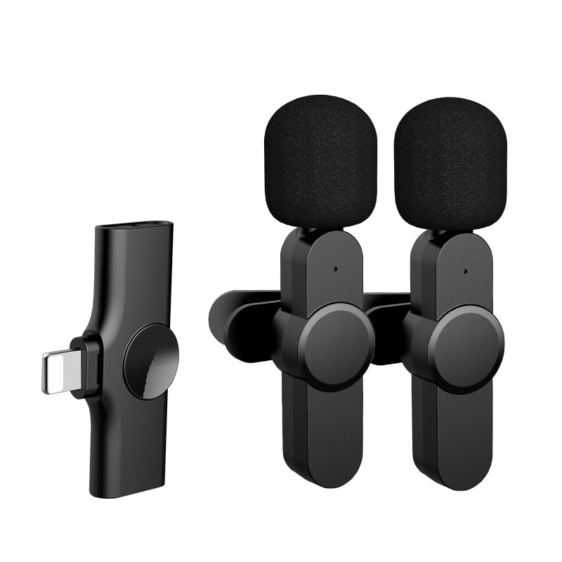 Wireless Lavalier Mic for Phone — 120m Range, Dual