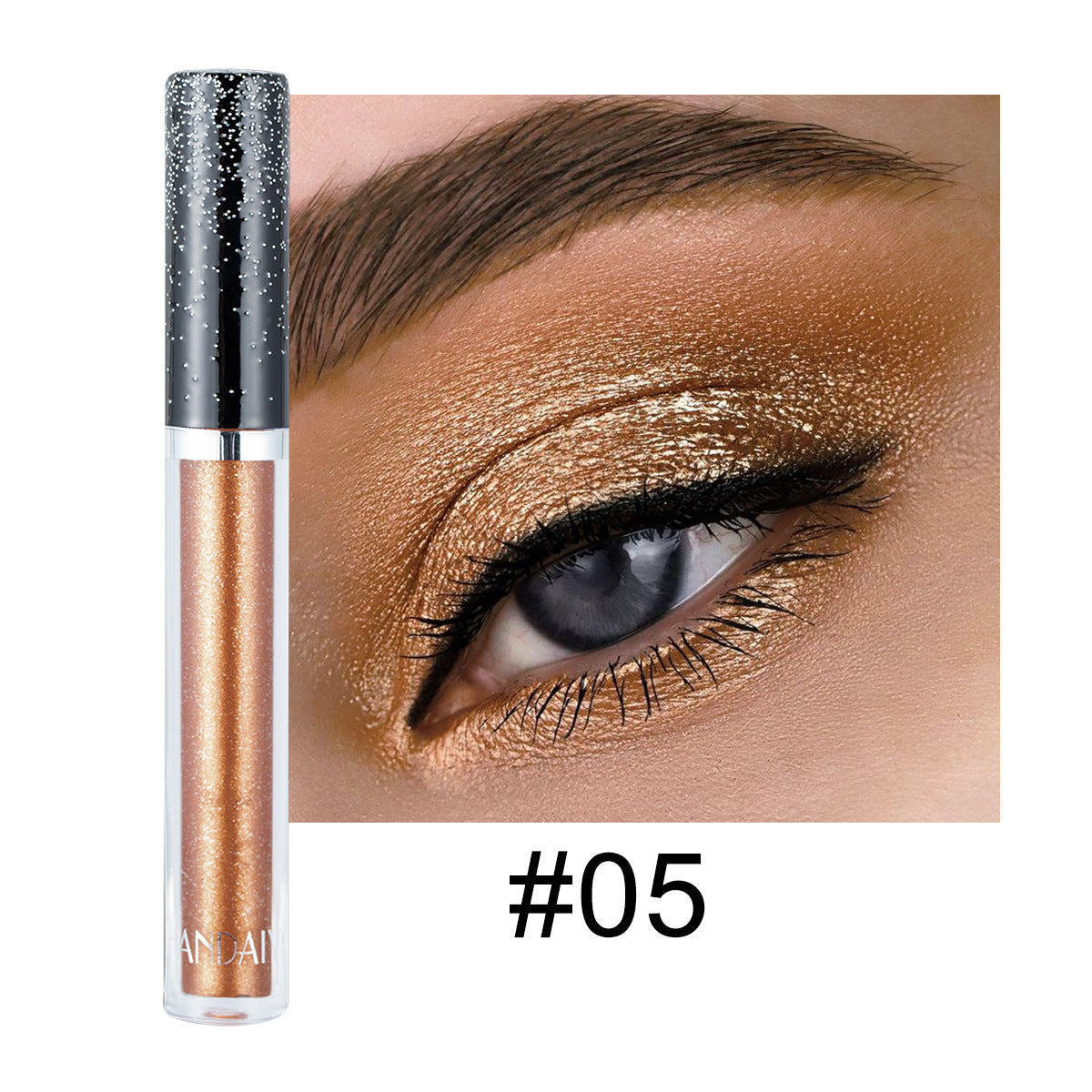 12 Color Liquid Eyeshadow for High-Shine Sparkle Looks