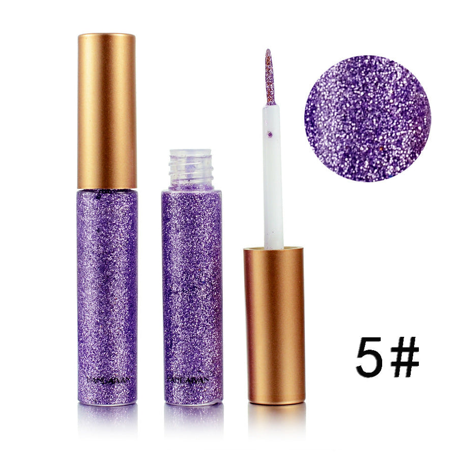 Glitter Eyeliner for Colorful Reflective Eye Looks