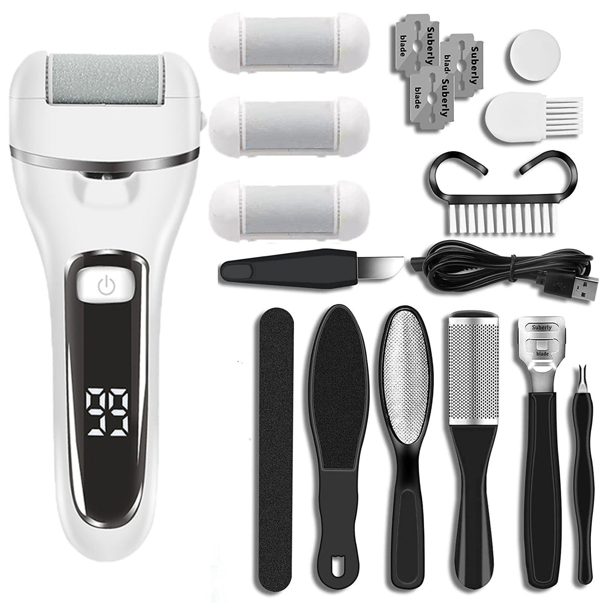 Electric Foot Callus Remover — Salon-Smooth Heels at Home