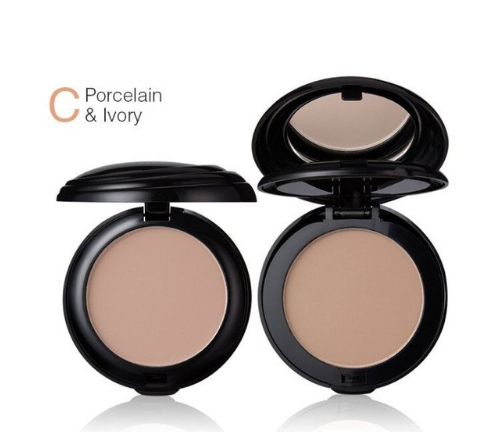 Pressed Powder Compact Makeup for Natural Matte Touch-Ups