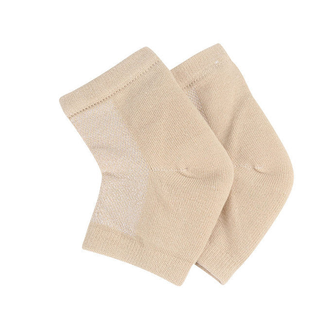 Silicone Gel Heel Socks for Cracked, Dry Foot Skin