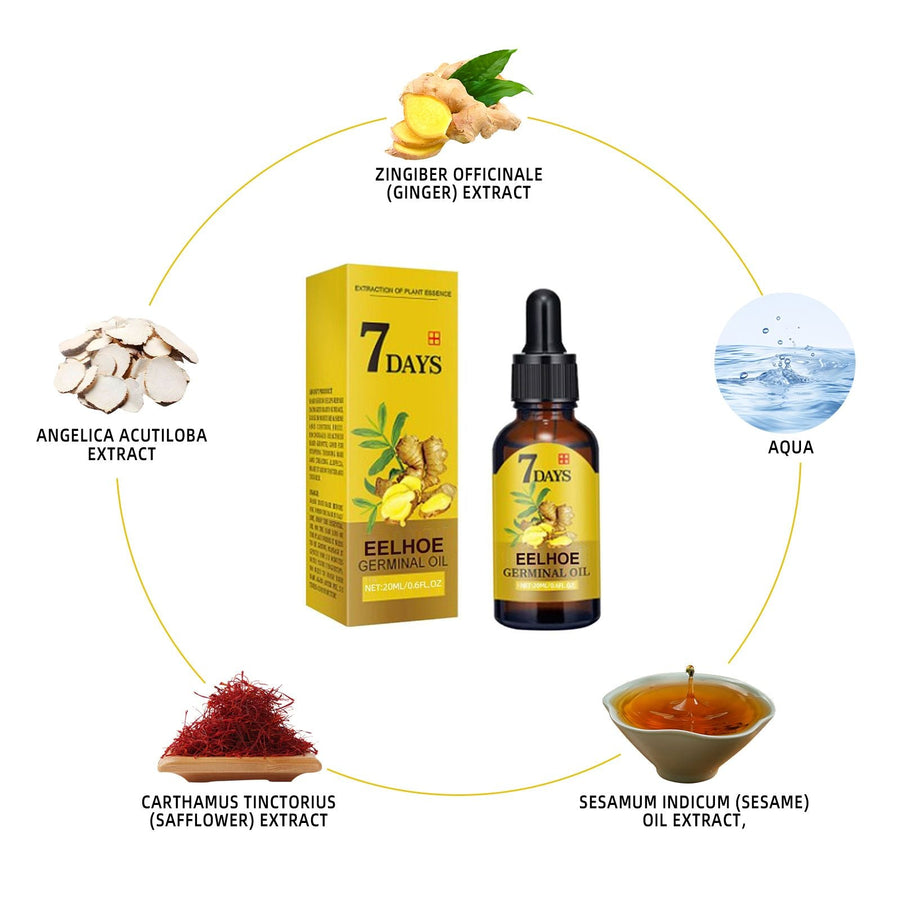 Ginger Hair Oil for Nourishing and Moisturizing Hair